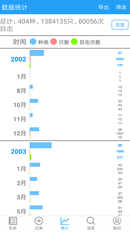 观鸟速记本 截图3