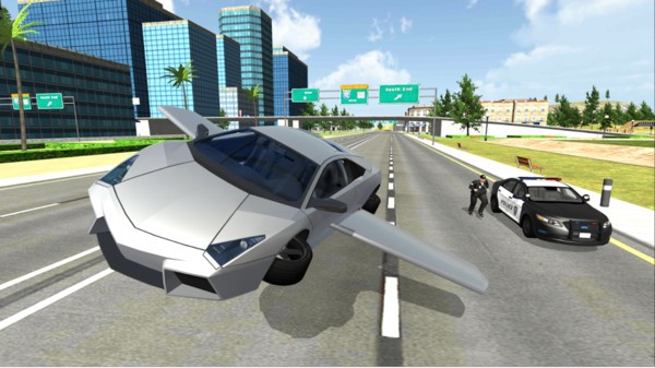 飞翔汽车之城3D 截图1
