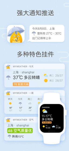 我的天氣iOS14小組件 截圖3