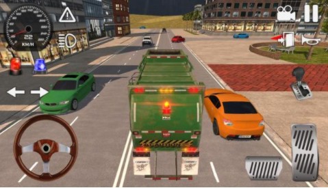 美国垃圾车模拟器游戏 截图1