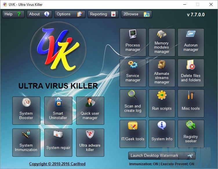 UKV杀毒软件(UVK Ultra Virus Killer)