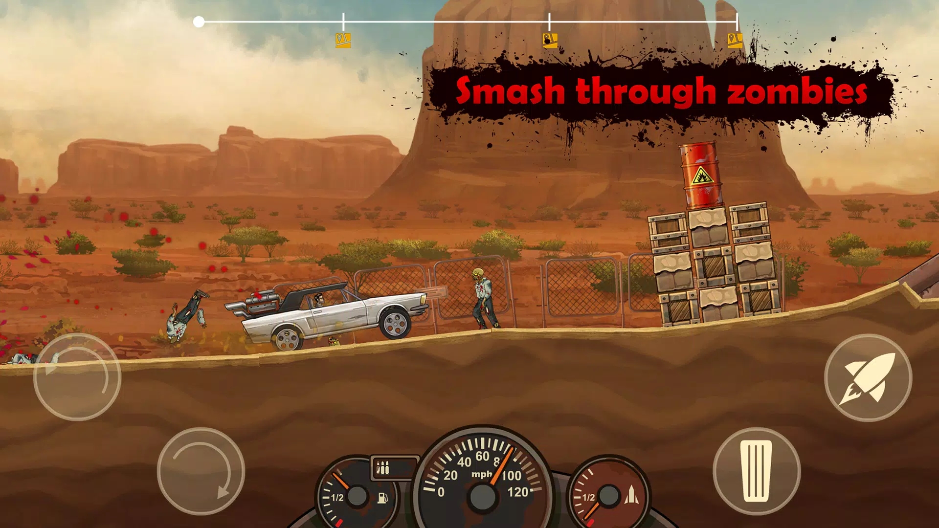 战车撞僵尸地牢最新版 截图2