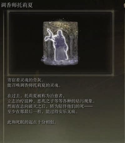 获取《艾尔登法环》中调香师托莉夏骨灰的攻略 4