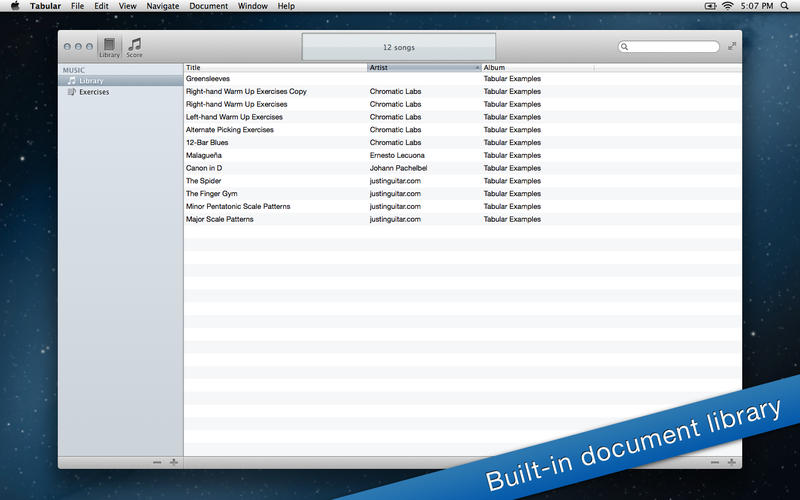 曲谱编辑器TabularMac版 截图2