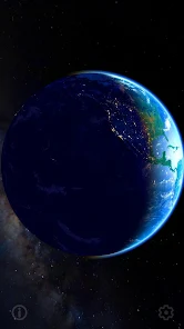 3D地球卫星地球 1