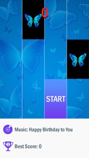 蓝蝴蝶钢琴块 截图2