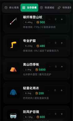 赛博徒步之生死鳌太线模拟器 截图2