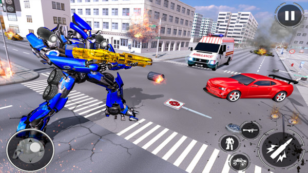 美国卡车战争机器人游戏 截图4