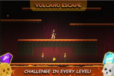 火山逃生游戏 1