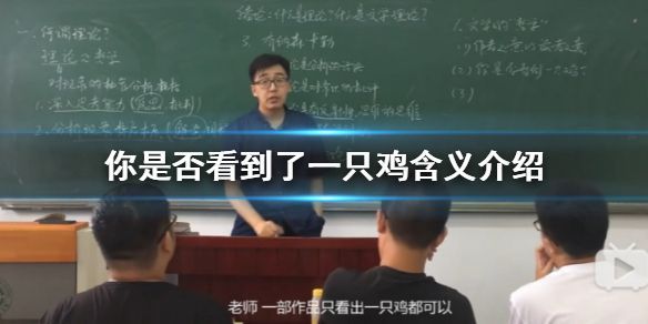 你是否看到了一只雞是什么梗_你是否看到了一只雞意思介紹 1