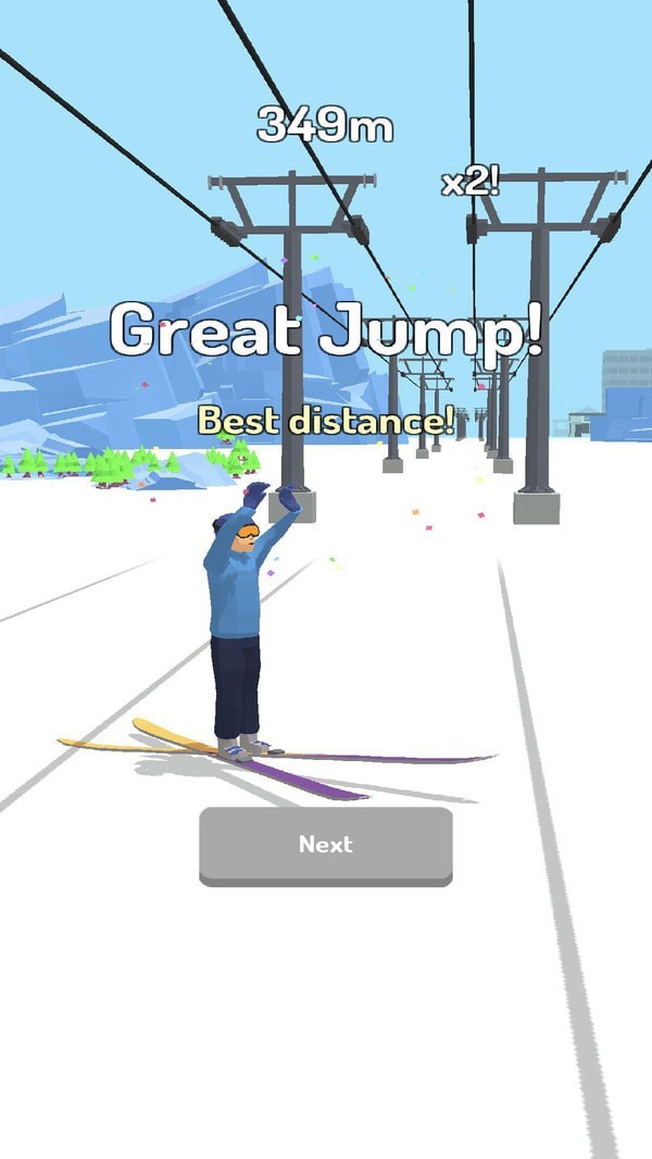 跳台滑雪3D 截图2