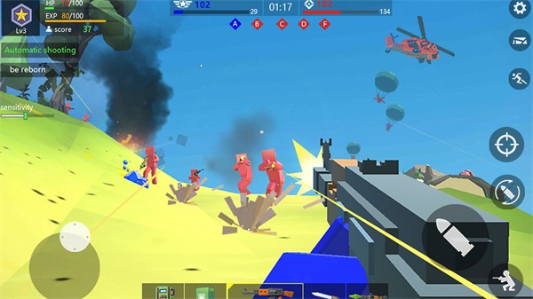 红蓝像素射击中文版 截图4