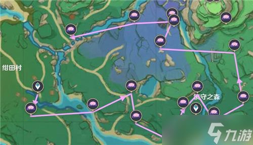《原神》绯樱绣球在哪里?分布图一览 1