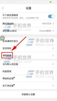 《如何清除微米浏览器的缓存数据？》 2