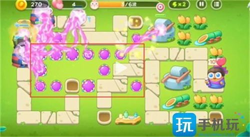 攻略:如何通过保卫萝卜4七夕舞会第四关 2