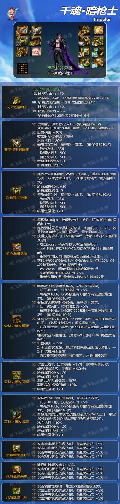 《DNF》神界版本：暗枪士顶级装备搭配指南 2