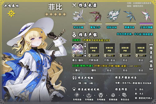 《《鸣潮》玩家必看:如何为菲比选择最佳武器搭配?》 1