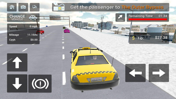 城市出租车模拟游戏 截图2