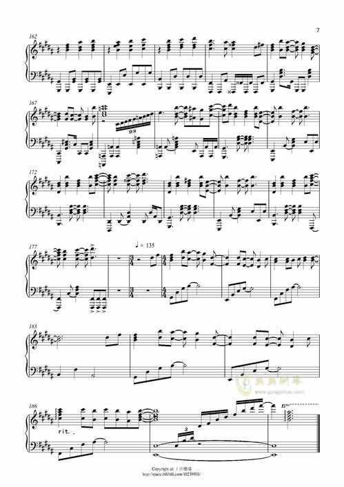 《独家分享:<星球重启>动人钢琴乐谱》 1