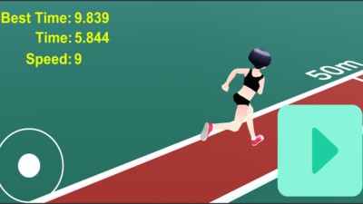 女高中生100米短跑 截图1