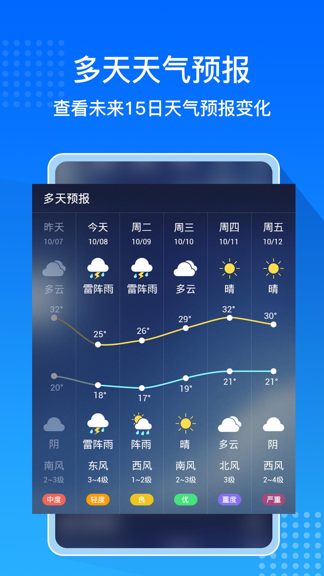 天氣預(yù)報大字版app 1