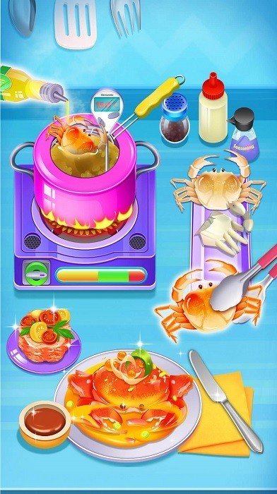 美味螃蟹大餐烹饪制作手游 截图4