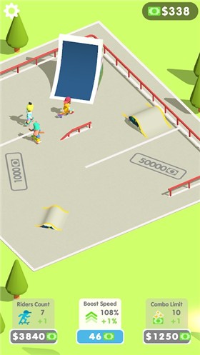 空闲滑板公园 截图2