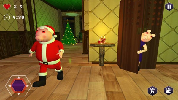 恐怖圣诞老人小猪 截图1