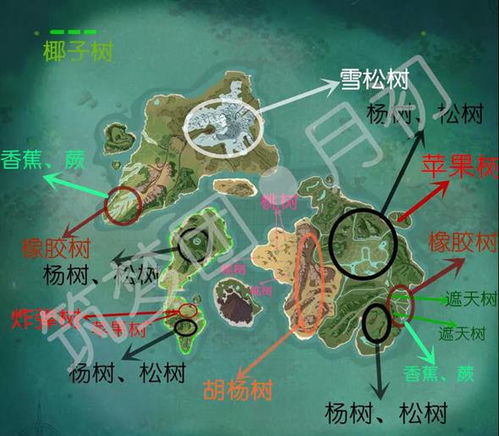 归湖位置及资源产出详解(创造与魔法) 2