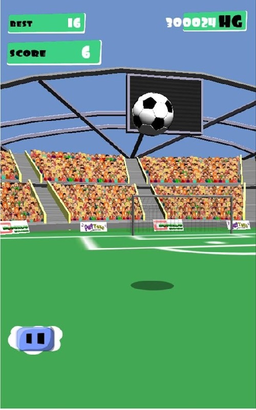 模拟射门足球游戏 截图1