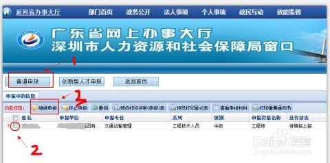 轻松指南：网上申报广东省专业技术职称全攻略 3