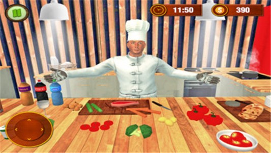虚拟餐厅烹饪 截图3