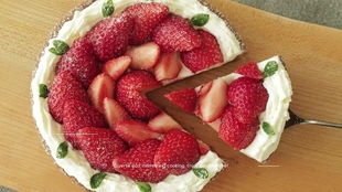 制作草莓蛋糕的详细步骤 1