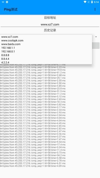 手机ping测试工具 截图2