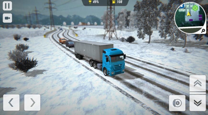 冬季卡车模拟运输 1