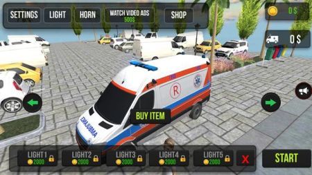 快速救护车模拟器游戏 1