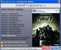 辐射3（Fallout3）12项属性修改器 
