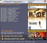 狂怒(Rage)10项属性修改器 