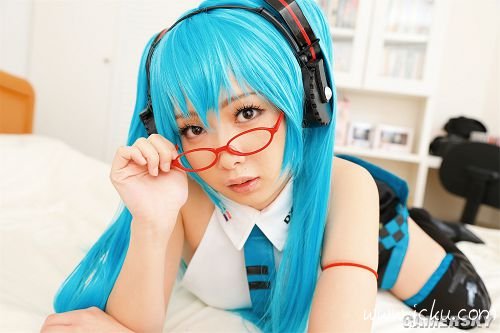 新年福利 少女清纯初音COSPLAY 1