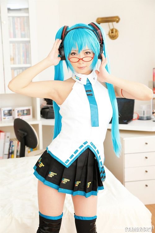 新年福利 少女清纯初音COSPLAY 6